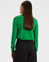 LaDoubleJ Gemini Cardigan LaDoubleJ Gemini Cardigan Dragon Flower Fucsia PUL0005KNI005DRA0004