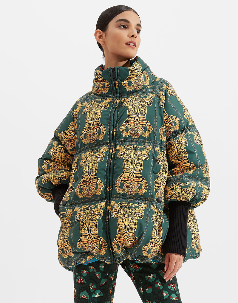 La DoubleJ Reversible St. Moritz Jacket La DoubleJ Reversible St. Moritz Jacket Tiger Tiles DOW0003NYL003TIG0002