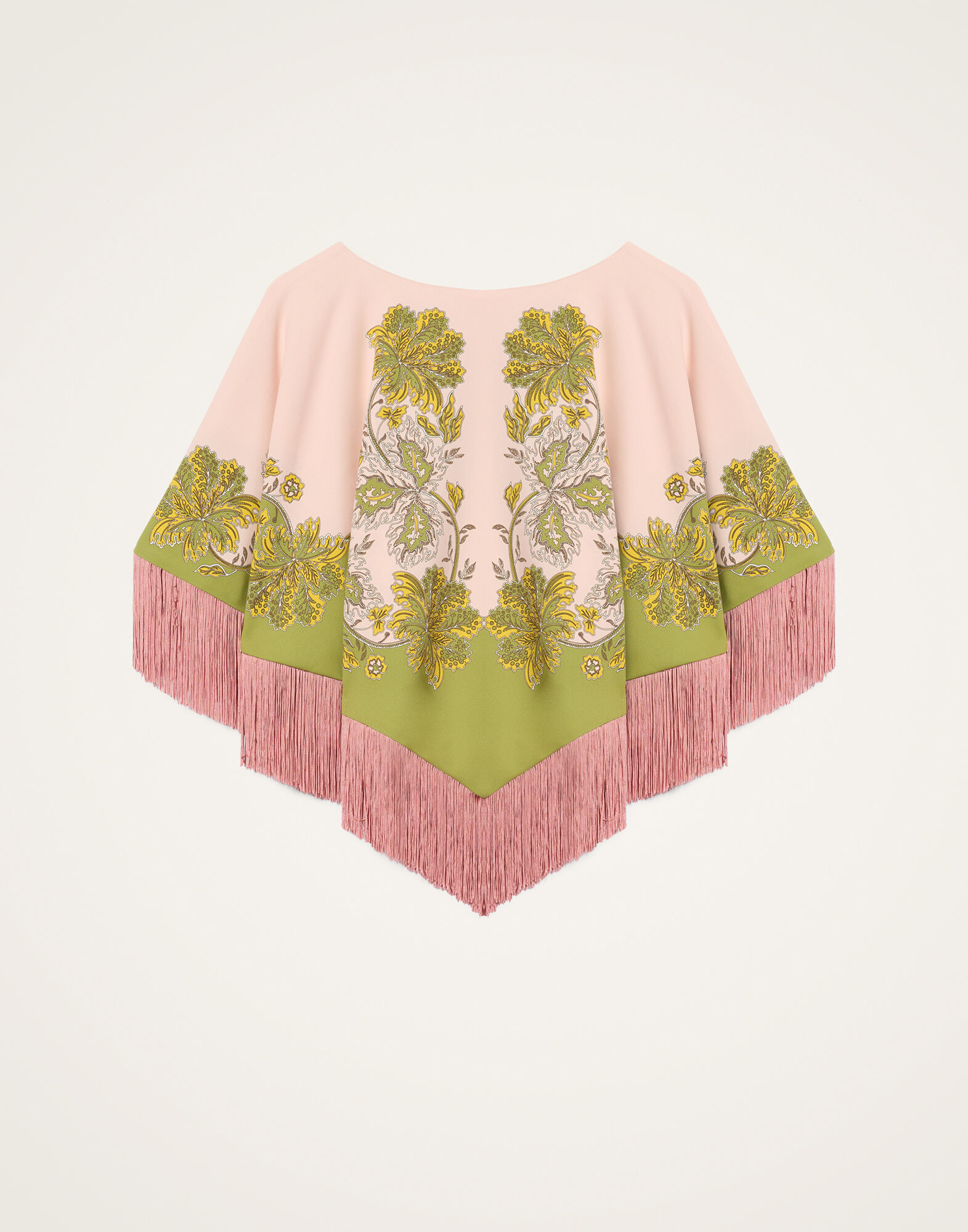 La DoubleJ Mini Poncho Swathe Plac&eacute;e Pink SCA0077VIS011SWA03PI01
