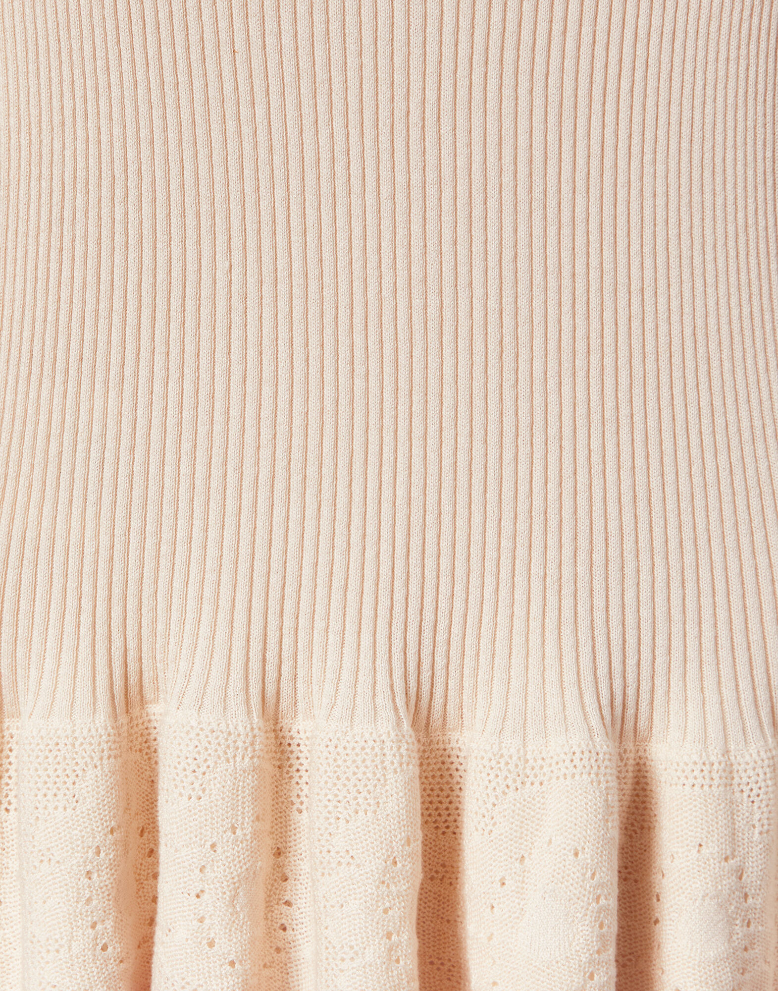 La DoubleJ Peplum Tee Solid Light Beige PUL0246KNI148VA335BR01