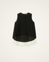 La DoubleJ La Scala Top La DoubleJ La Scala Top Solid Black TOP0159COT077SOLIDBL01