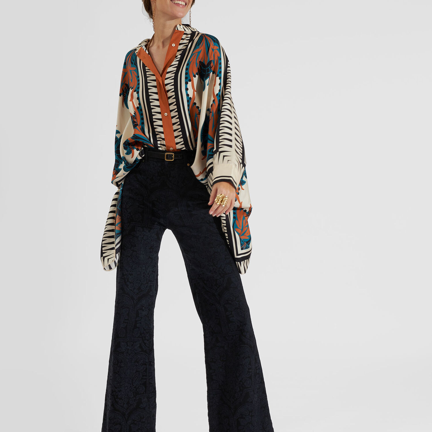 LA DOUBLEJ FLARE JEANS 