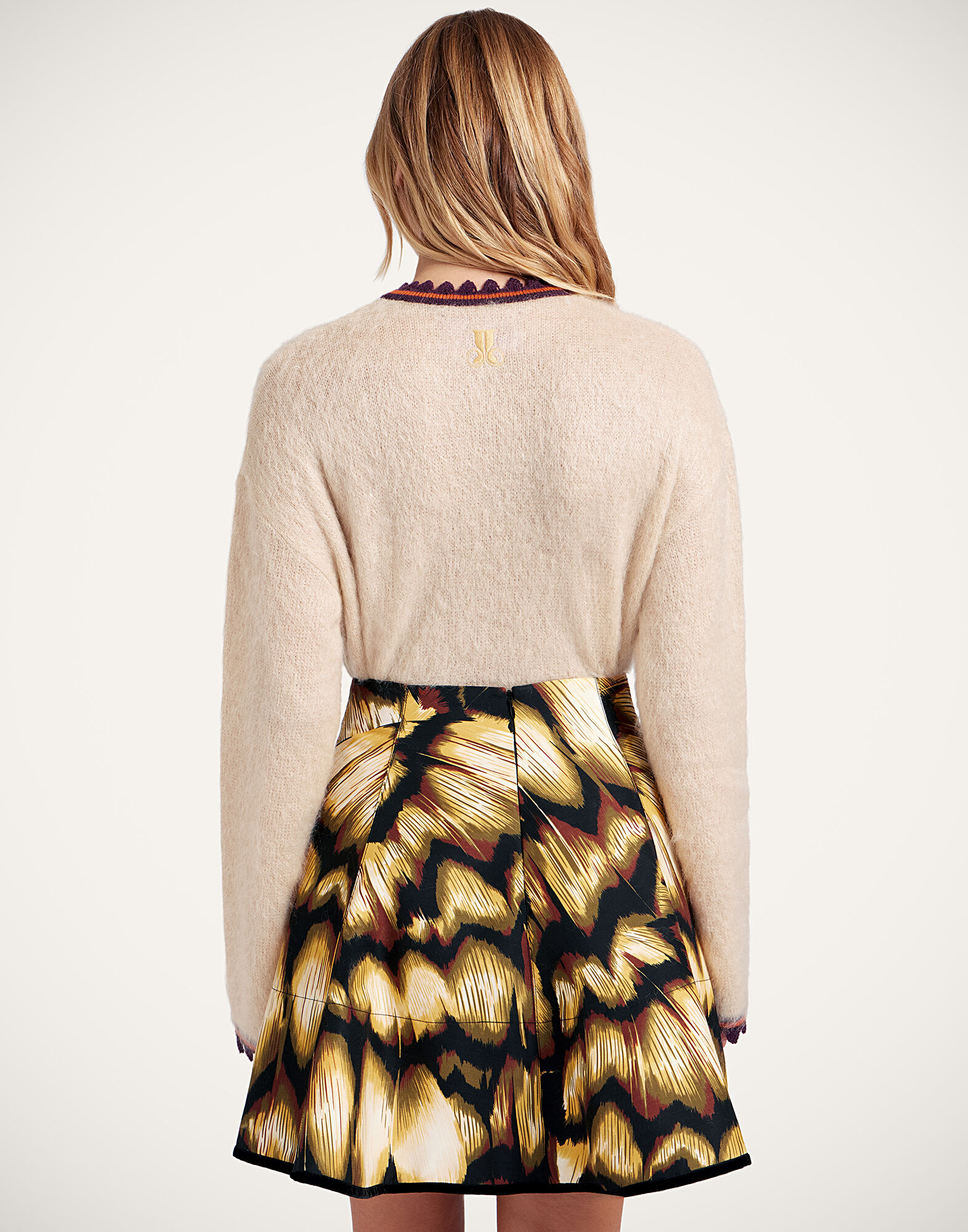 La DoubleJ Camden Jumper Solid Ecru PUL0165KNI170SOLIDBR05