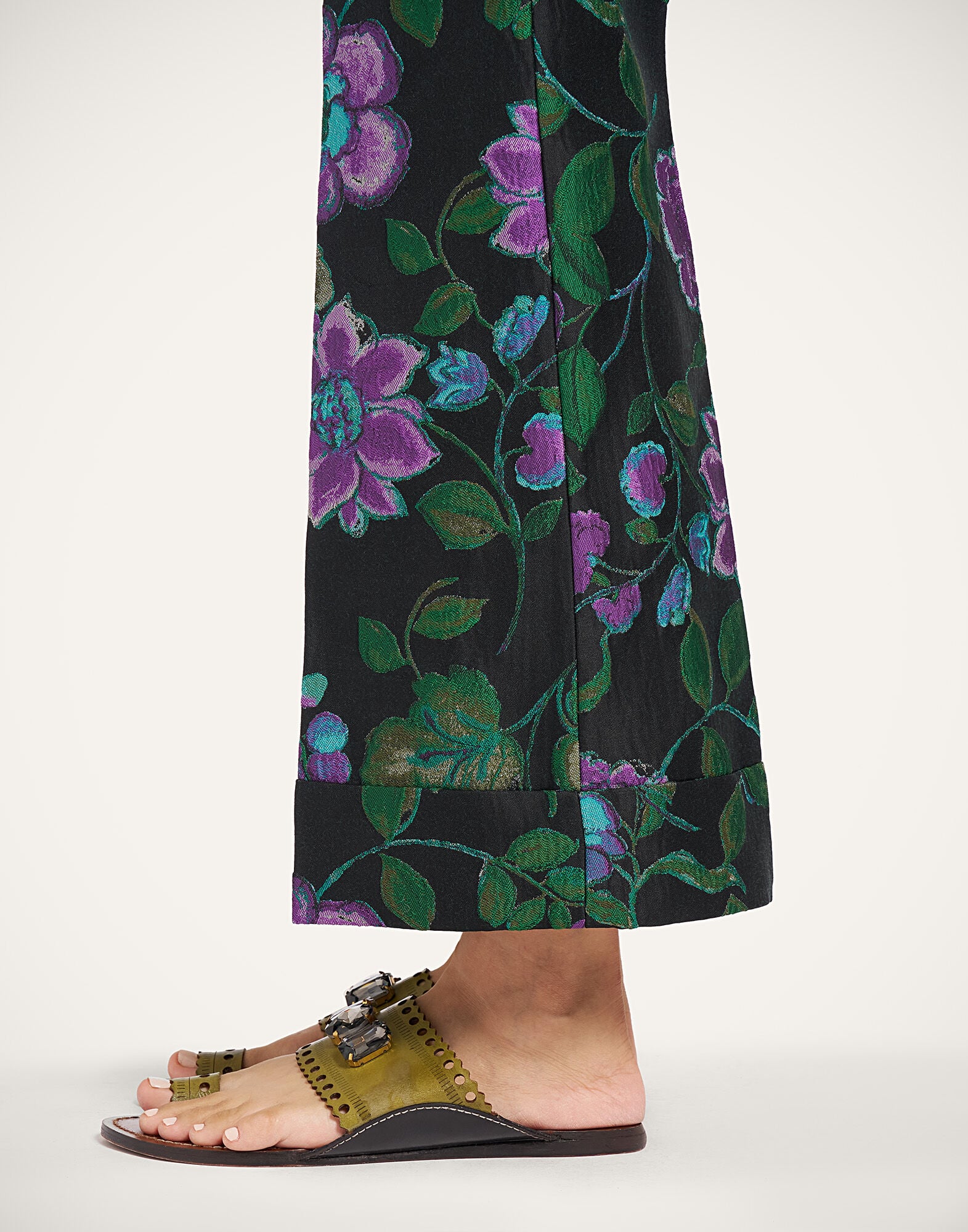 La DoubleJ Hendrix Pants Botanical Black TRO0014JCQ144BOT01BL01