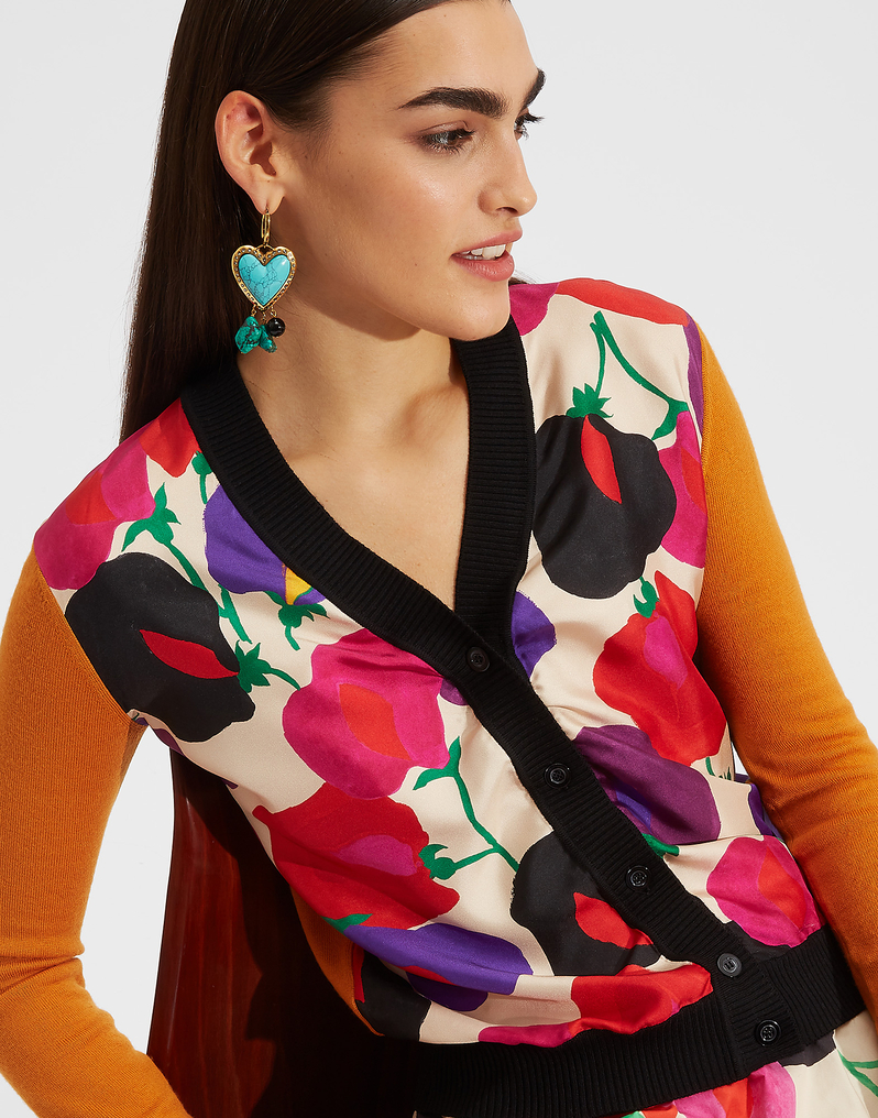 LaDoubleJ Gemini Cardigan LaDoubleJ Gemini Cardigan Poppy PUL0005KNI005POP0001