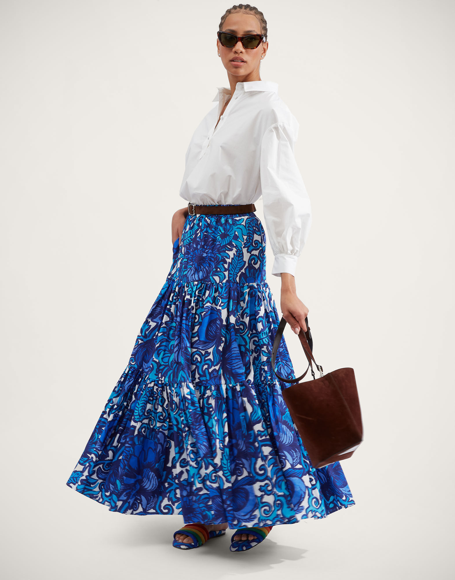 Big Skirt in Anemone for Women | La DoubleJ