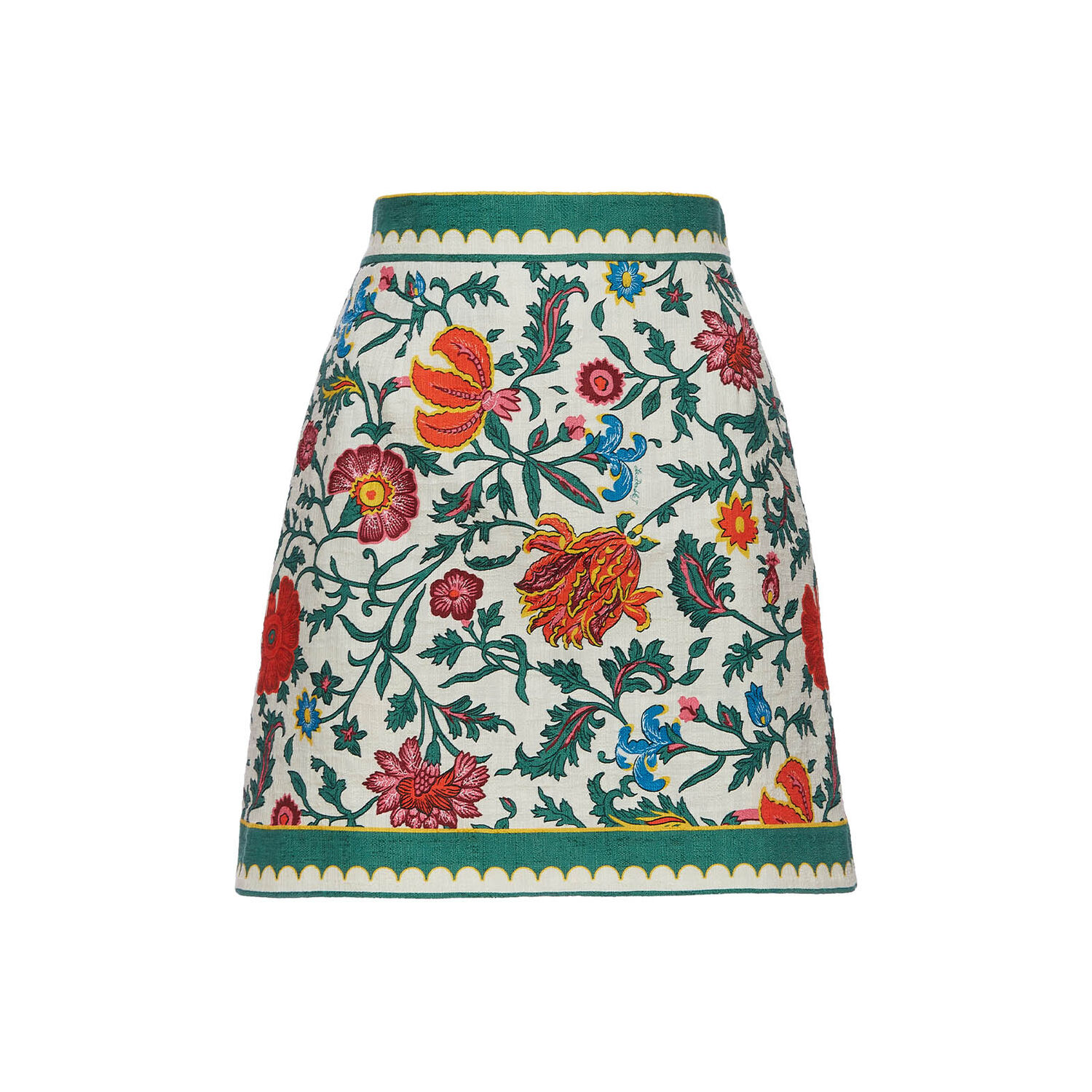 Shop La Doublej Baia Mini Skirt In Dragonflower Mini Multicolor