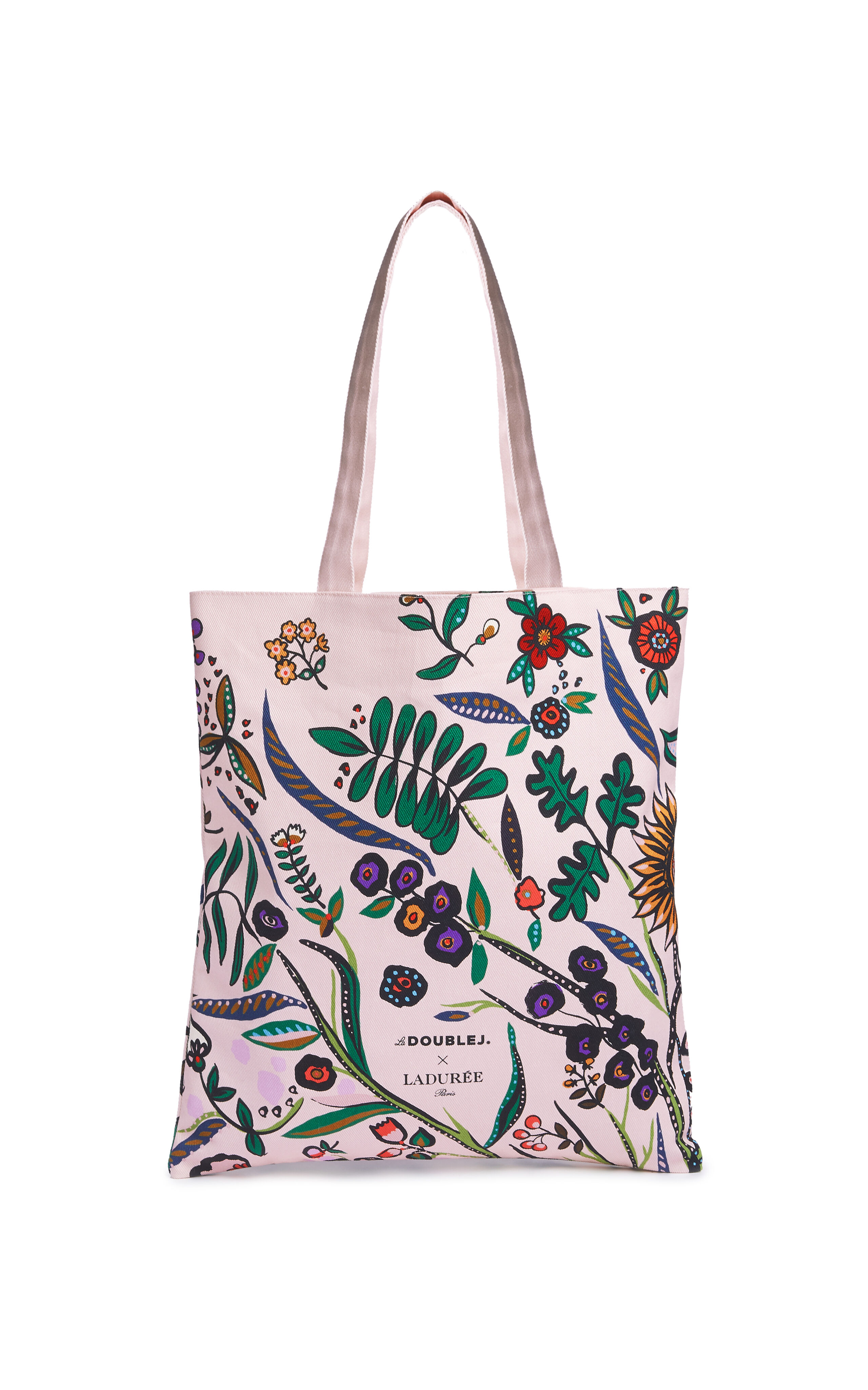La DoubleJ Goodie Tote Bag Tree Of Life Rosa BAG0026COT023TFL0009