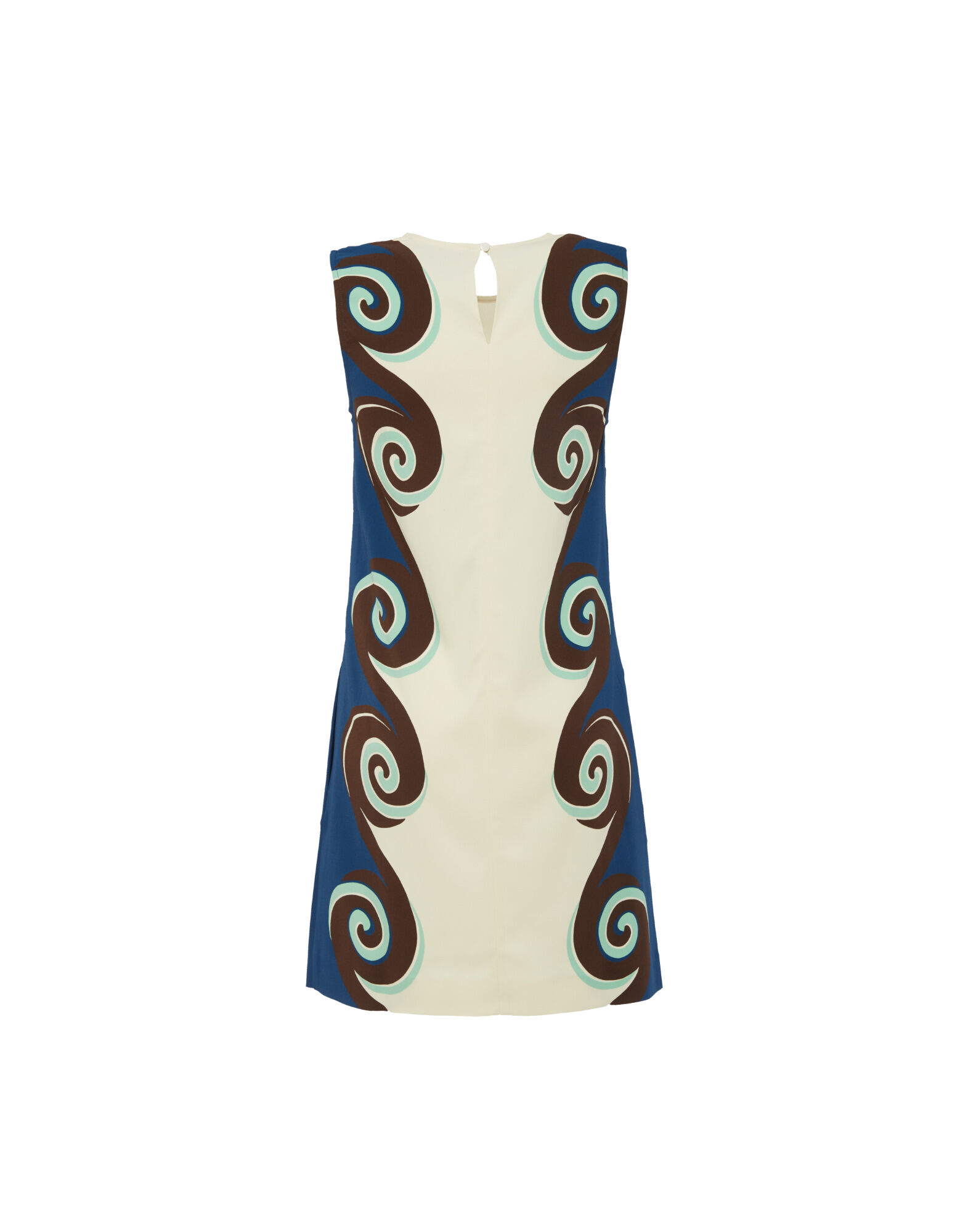 La DoubleJ Stretch Tunic Stucco Plac&eacute;e Ivory TOP0053VIS011STU01WH04