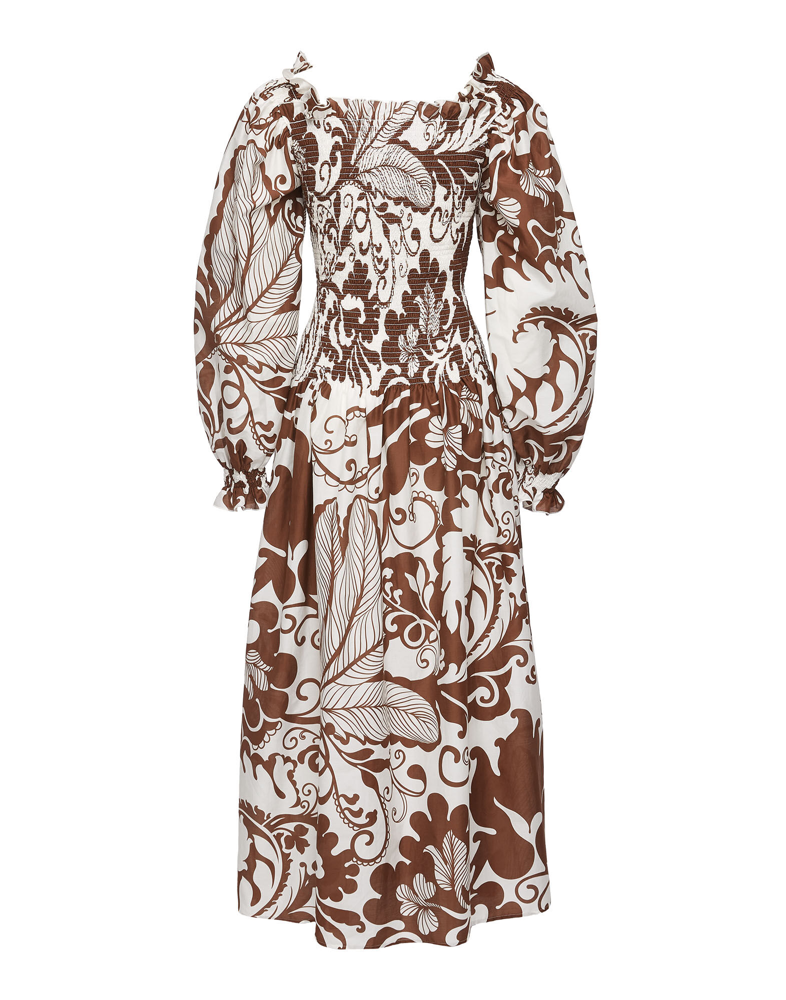 La DoubleJ Gorgeous Dress Marea Chocolate DRE0341SIL010MRE0005