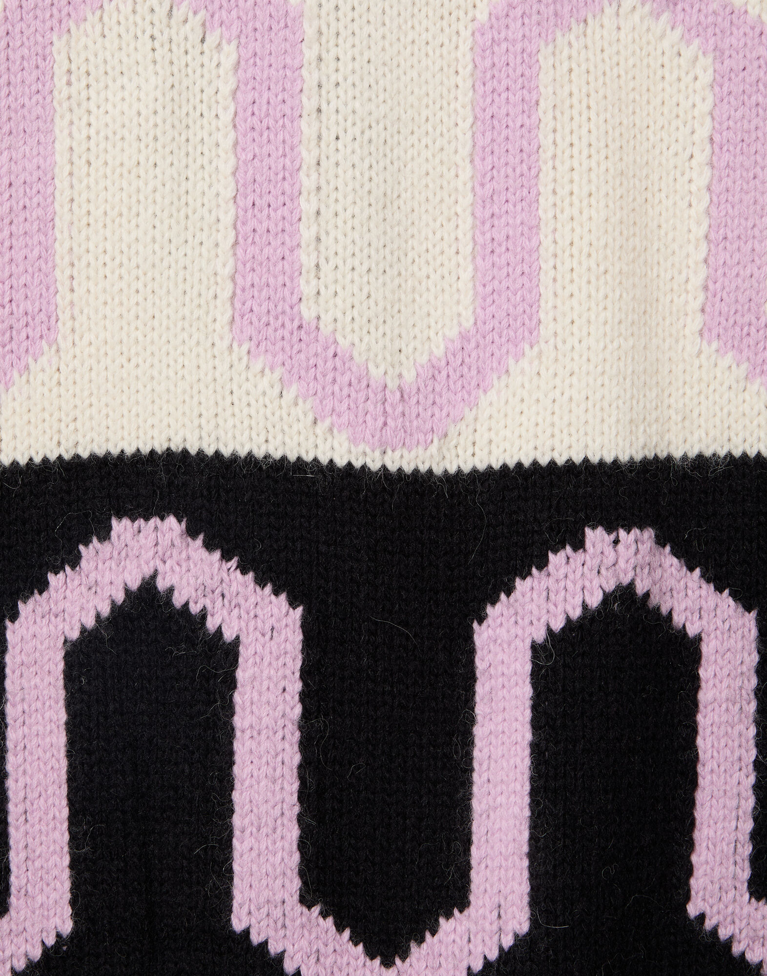 La DoubleJ Comber Cardigan Multicolor Ivory & Black PUL0344KNI134VA452BL01