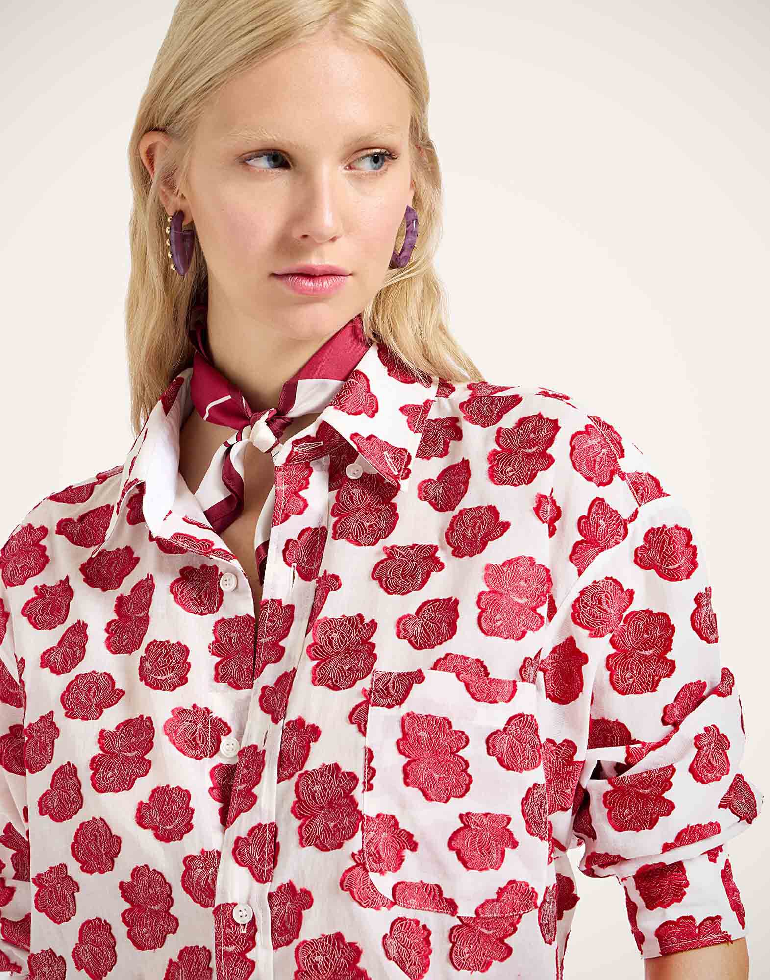 La DoubleJ Better Than Your Boyfriend's Shirt Rose White SHI0133FCP010ROS07WH01