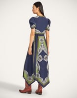 La DoubleJ Cherie Scarf Dress La DoubleJ Cherie Scarf Dress Bounty Placée Navy DRE0936CRE002BOU01BU06