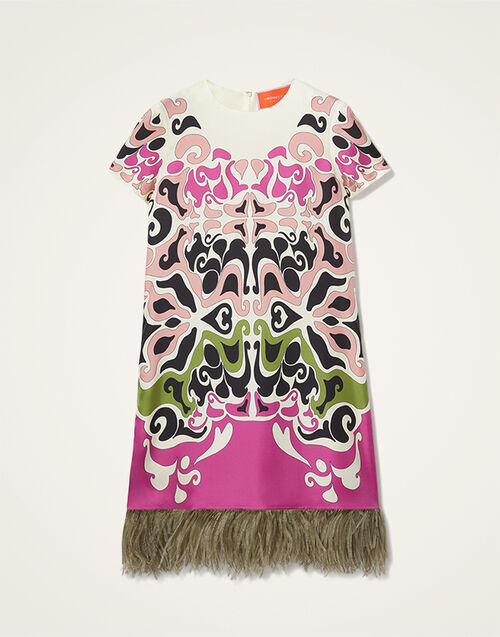 La DoubleJ Mini Swing Dress Phoenix Placée Pink DRE0963SIL006PHO01PI01