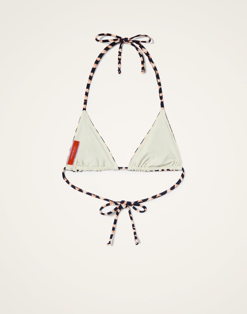 La DoubleJ Triangle Bikini Top La DoubleJ Triangle Bikini Top Pesciolini Blue SWI0003LYC001PES04BU03