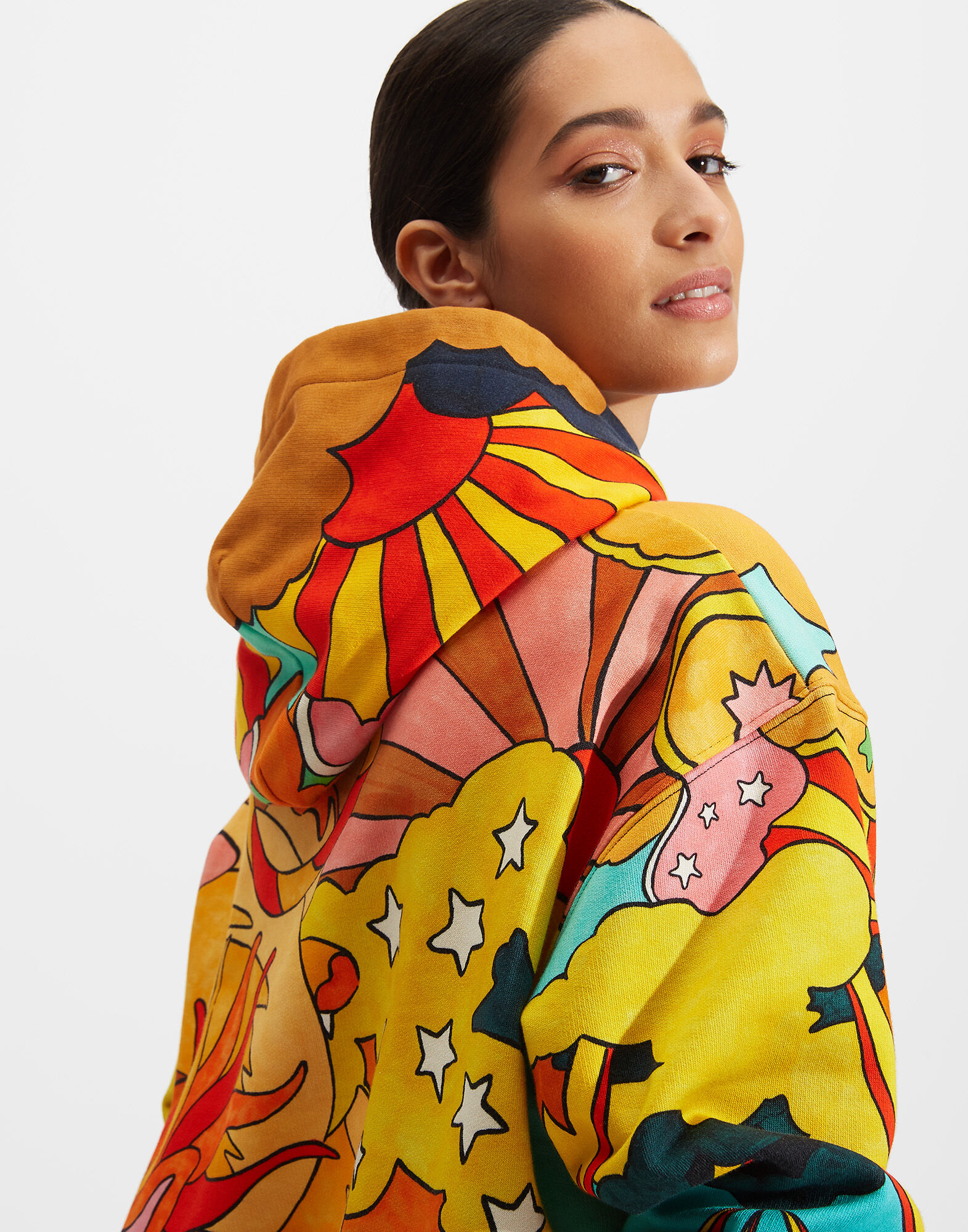 La DoubleJ Sweatshirt Galactic Plac&eacute;e SWE0006JER015GAL0004