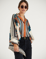 La DoubleJ Foulard Shirt La DoubleJ Foulard Shirt Florence Placée SHI0059SIL006FLO0002