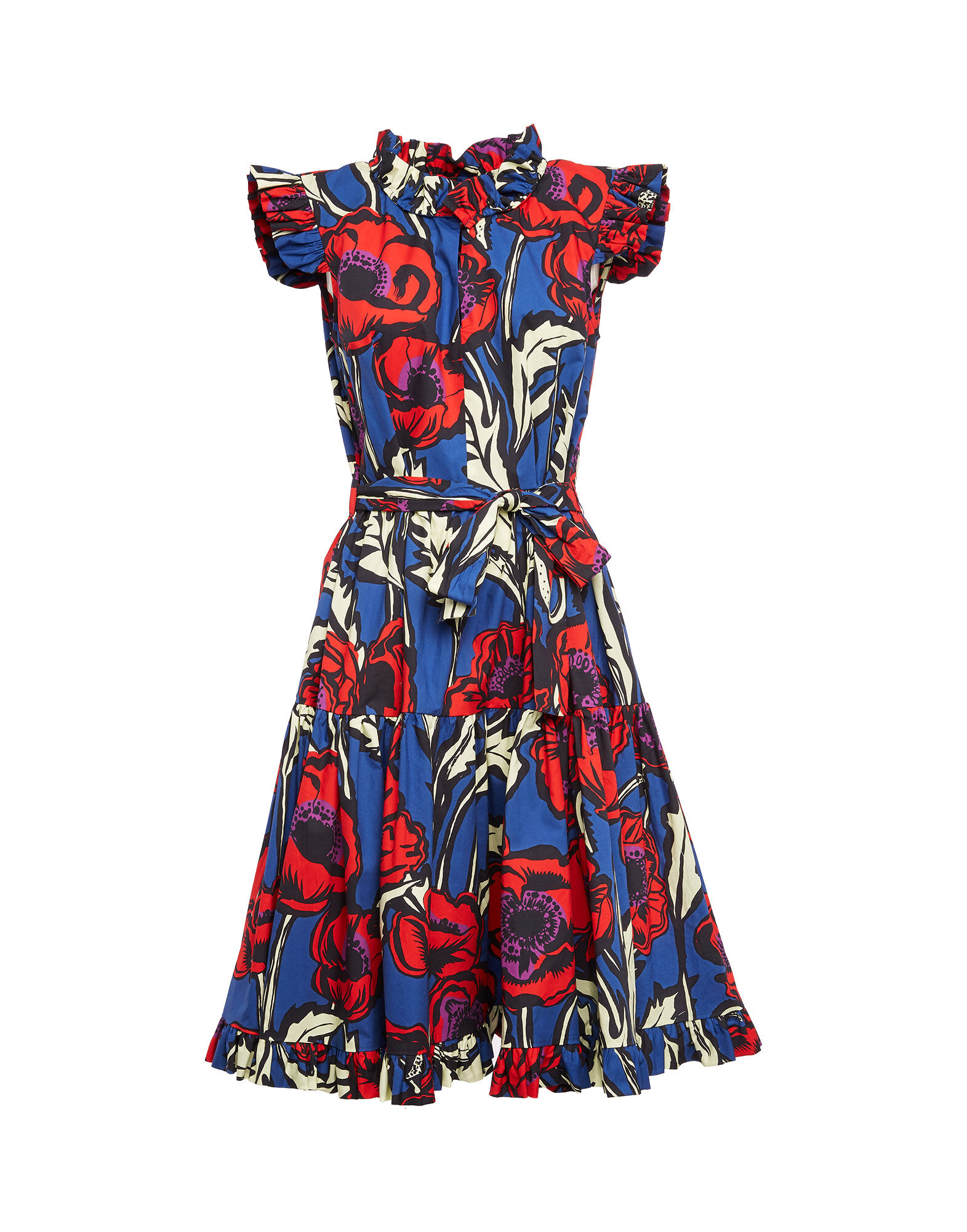 LaDoubleJ Short And Sassy Dress Big Blooms DRE0003COT001PFI0001