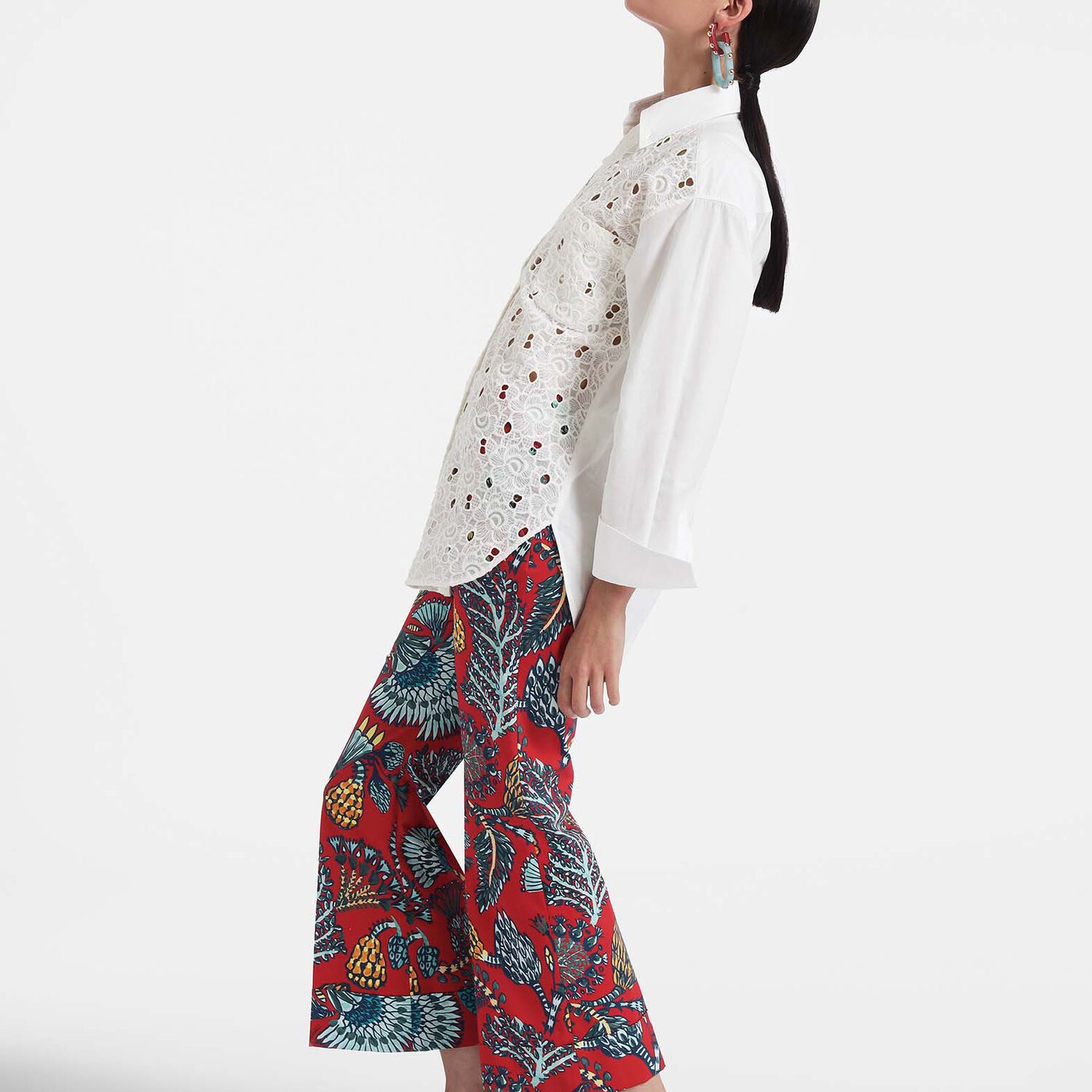 La Doublej Hendrix Pants In Sicomore Red
