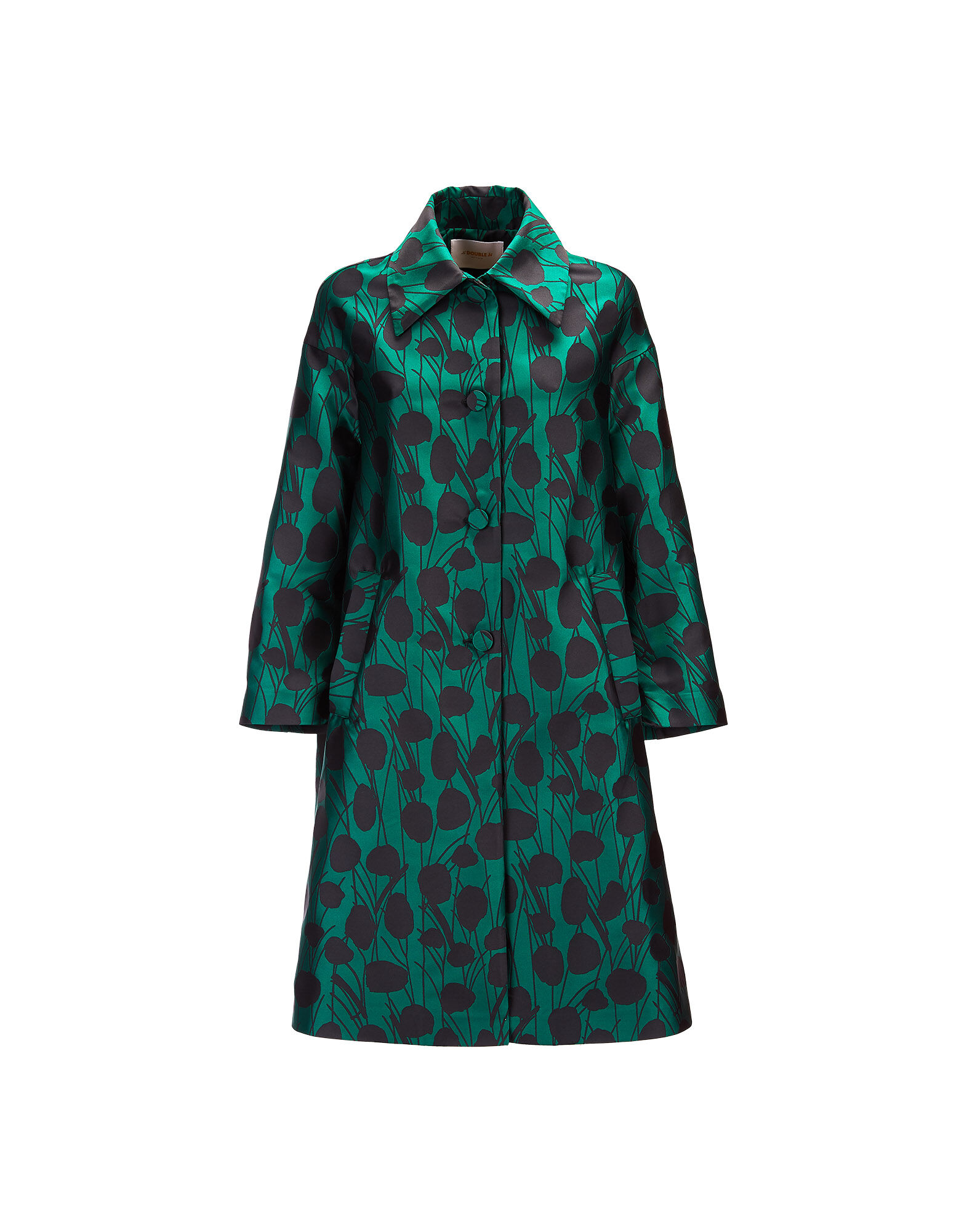 LaDoubleJ Boxy Coat Moses Verde JAC0014RAS002MSS0003