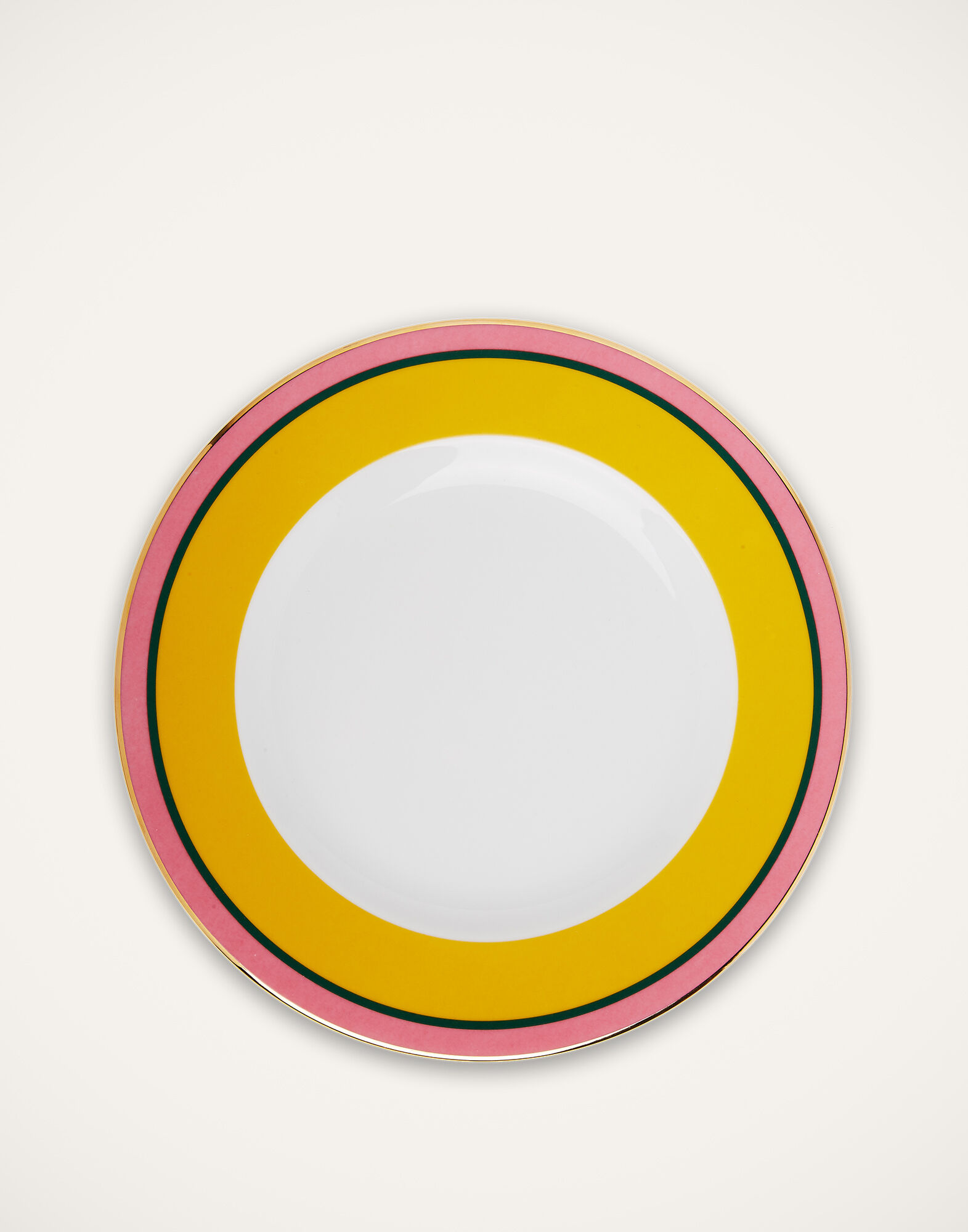 La DoubleJ Soup & Dinner Plate Set of 4 Rainbow Mix DIS0033CER001RAI0005