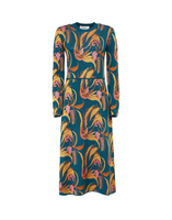 LaDoubleJ Bee Dress LaDoubleJ Bee Dress Windy Flowers Blu DRE0096KNI011WIN0002