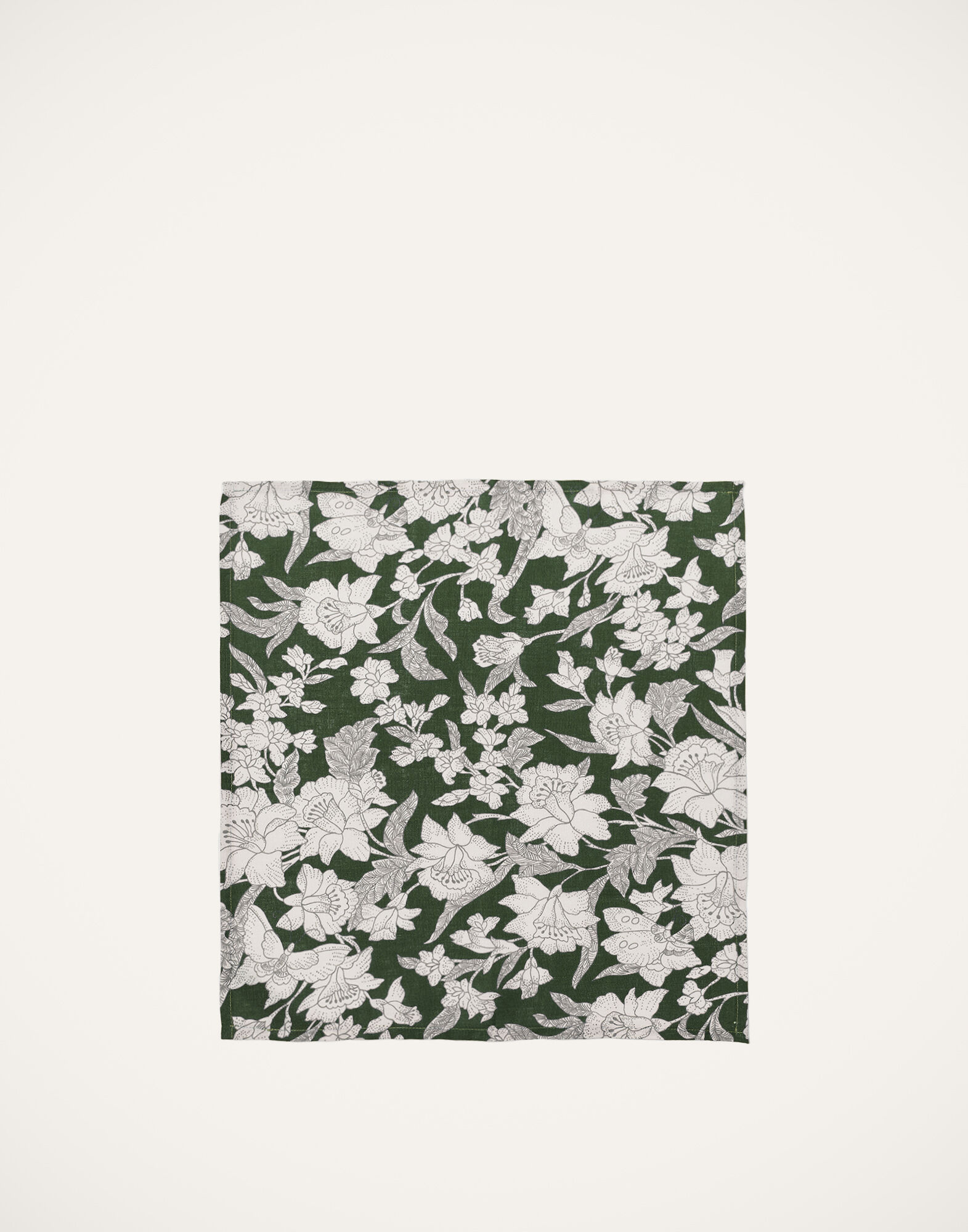 La DoubleJ Large Napkins Set Of 2 Lilium Avorio NAP0006LIN001LIL0008