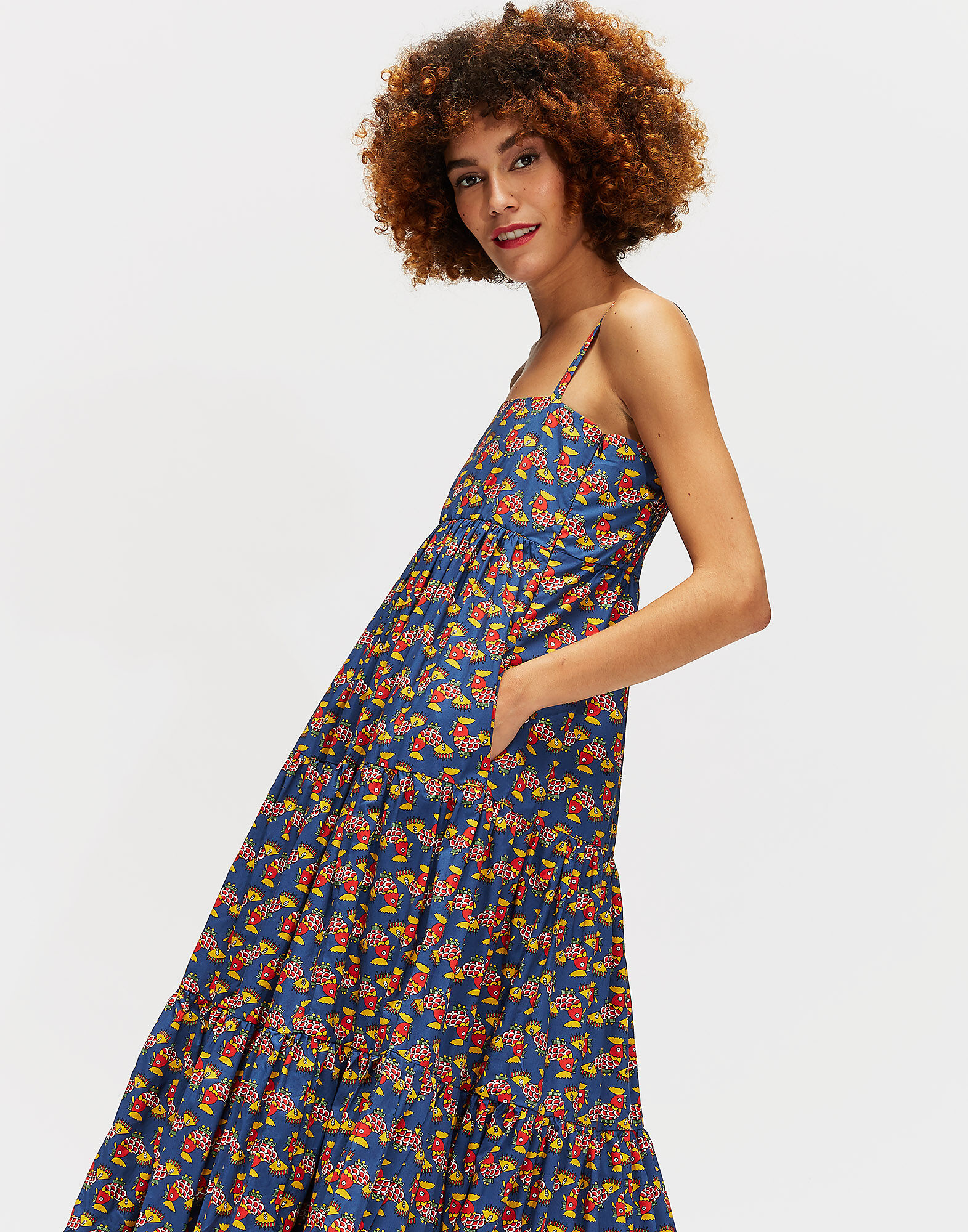 LaDoubleJ Bouncy Dress Galletti Blu DRE0042COT001GAL0003