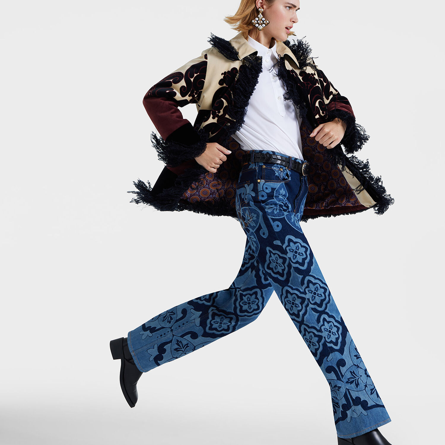 La Doublej The Better Than Your Boyfriend Jean In Partenope Navy