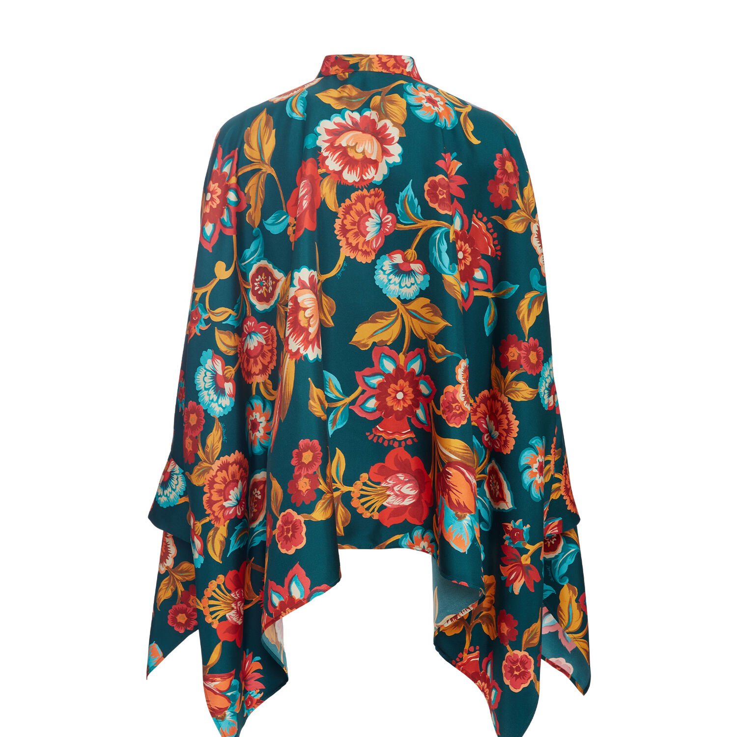 La Doublej Foulard Shirt In Hottie Emerald