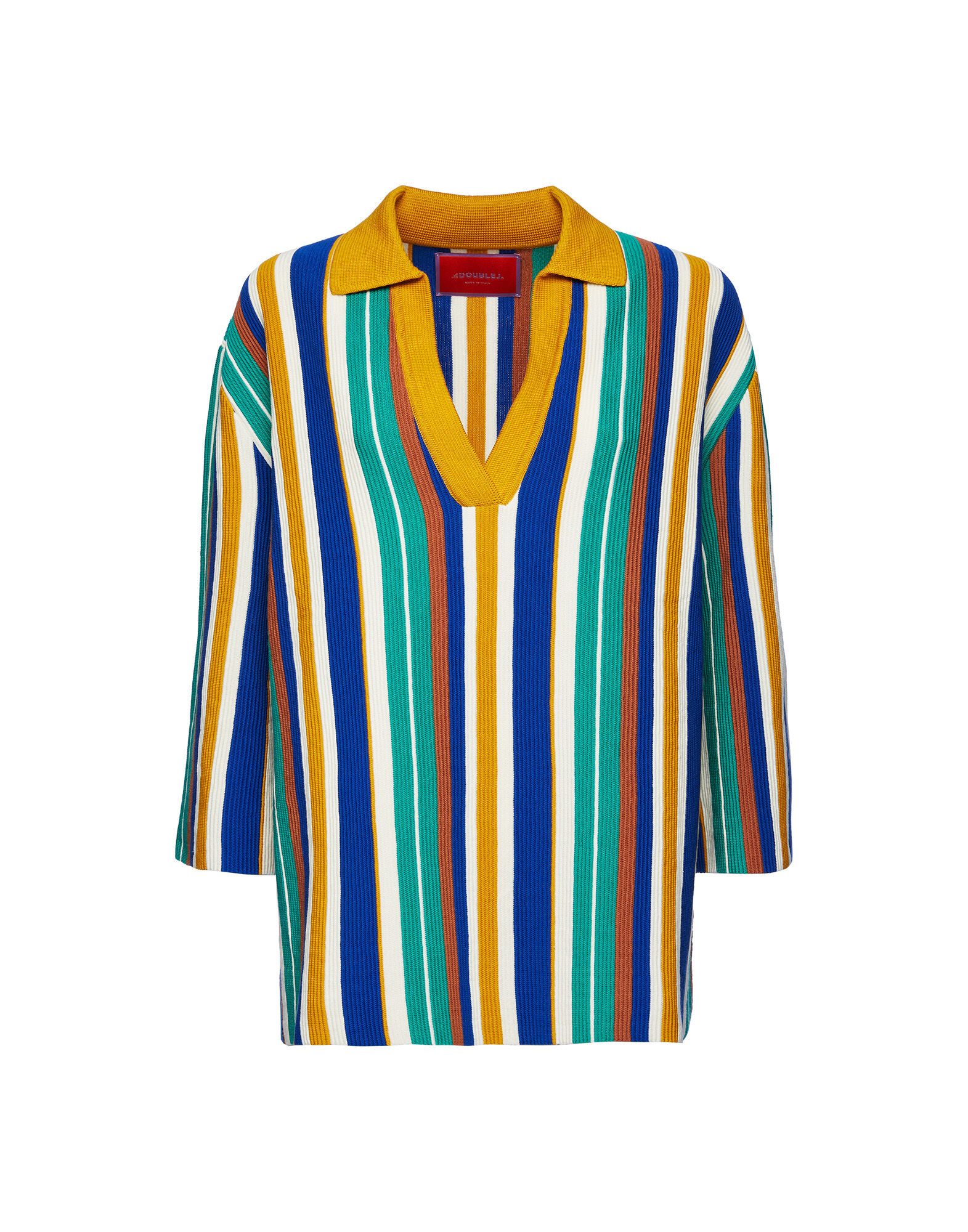 La DoubleJ Bay Polo Shirt Multicolor Verde PUL0119KNI076VA155GR02