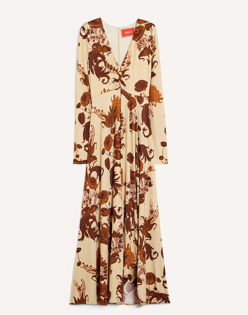 La DoubleJ Foxy Dress Coven Buttercream DRE1120JER082COV01WH09