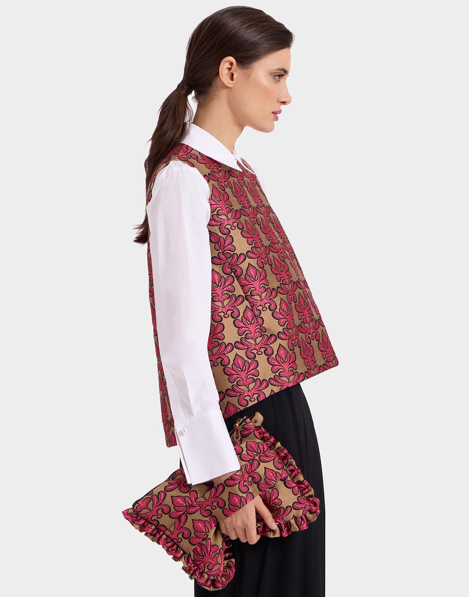 La DoubleJ Hand Pochette Herald Fuchsia BAG0059JCQ094HRL01PI03