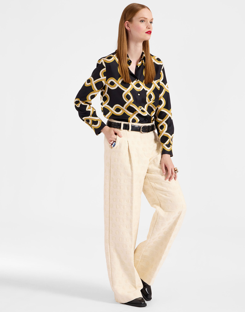 La DoubleJ Boy Shirt La DoubleJ Boy Shirt Tackle Black SHI0001SIL001TAC01BL01