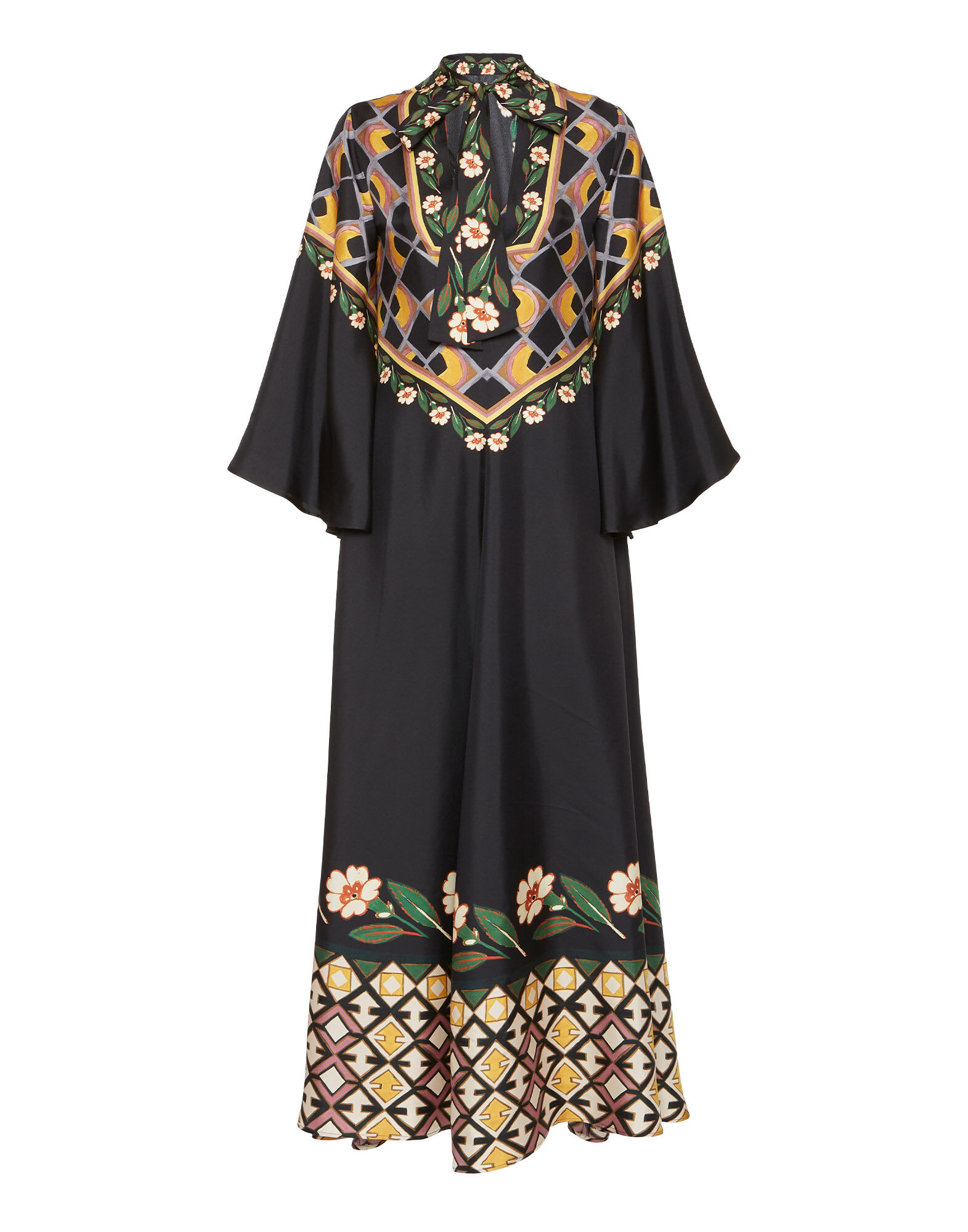 La DoubleJ Magnifico Dress Dazed Plac&eacute;e Black DRE0232SIL001DAZ01BL01