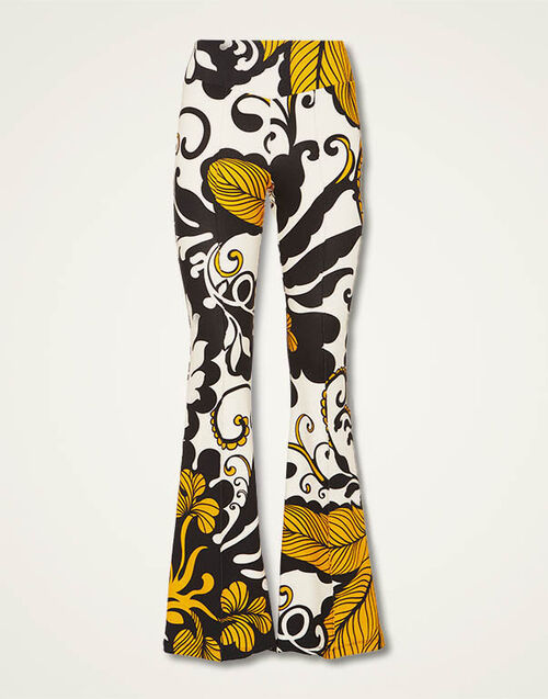 La DoubleJ New Meditation Pants Marea Black & White TRO0147JER020MRE01BL03