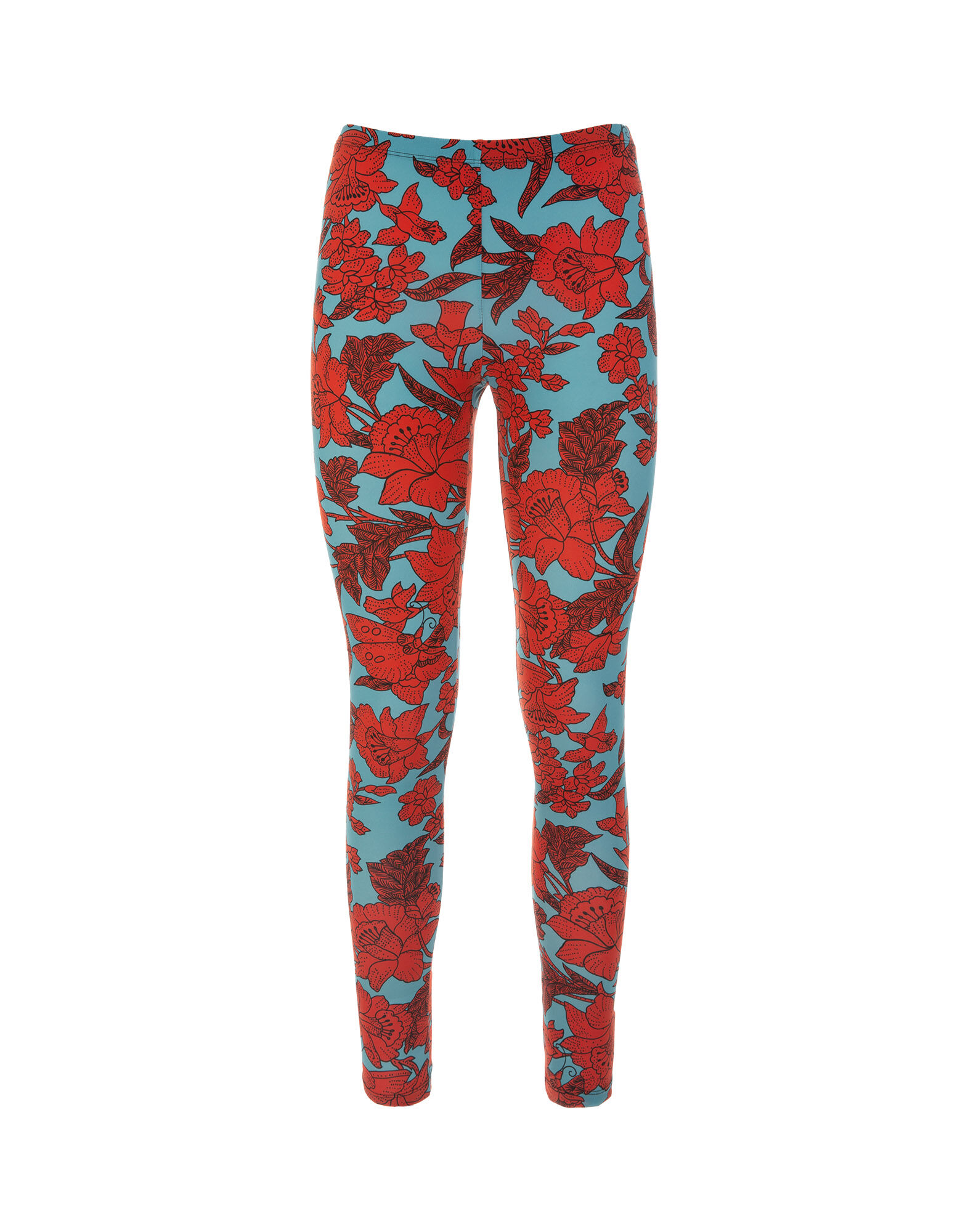 LaDoubleJ Leggings Lilium Turchese TRO0013JER005LIL0005