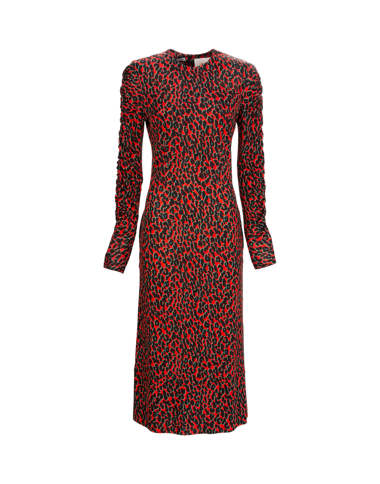 LaDoubleJ Tinder Dress Leopard Rosso DRE0098JER003LEO0002