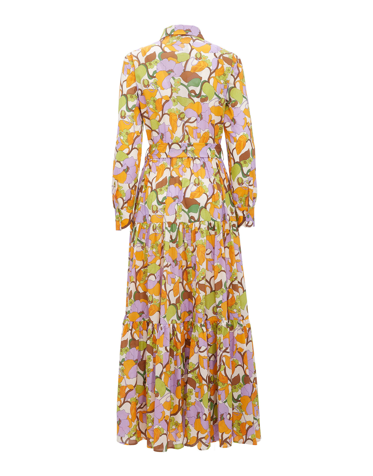 La DoubleJ Bellini Dress Vines Bianco DRE0016COT003VIN0002