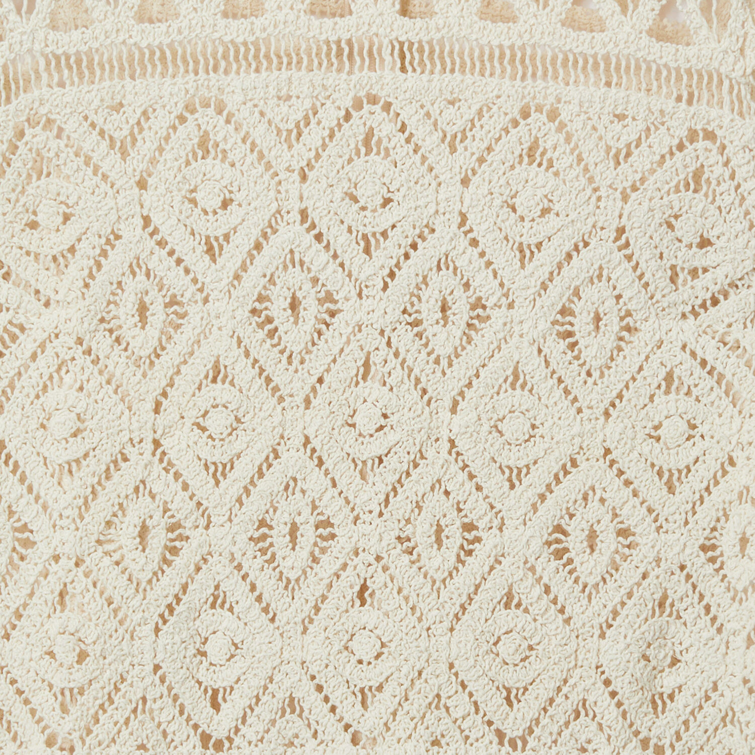 La Doublej Lacey Mini Swing Dress In Plaza Cream