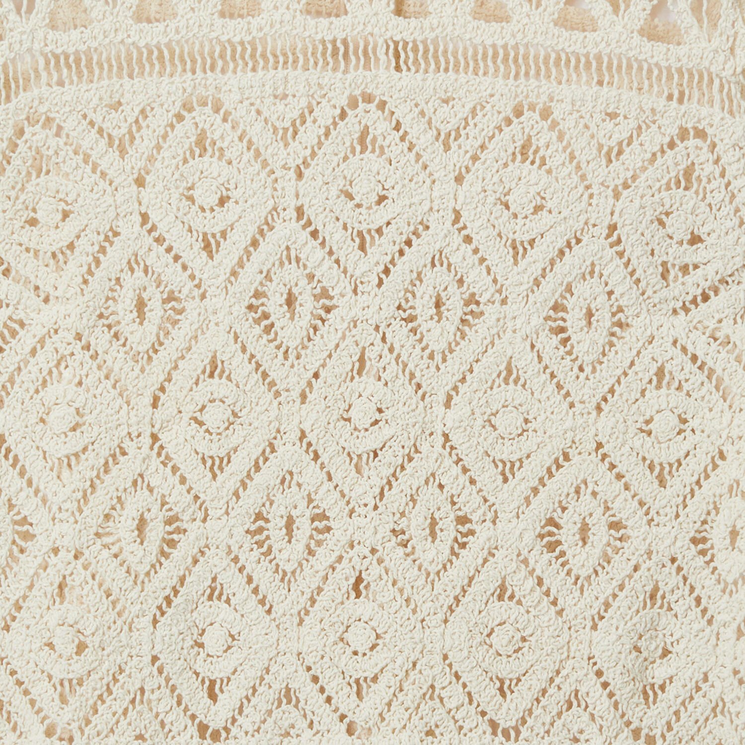 La Doublej Lacey Mini Swing Dress In Plaza Cream