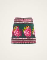 La DoubleJ Foulard Mini Skirt La DoubleJ Foulard Mini Skirt Lampone Placée Emerald SKI0110VIS011FMB06GR04