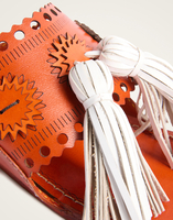 La DoubleJ Sandy Slides La DoubleJ Sandy Slides Solid Orange SHO0110LEA014SOLIDOR02