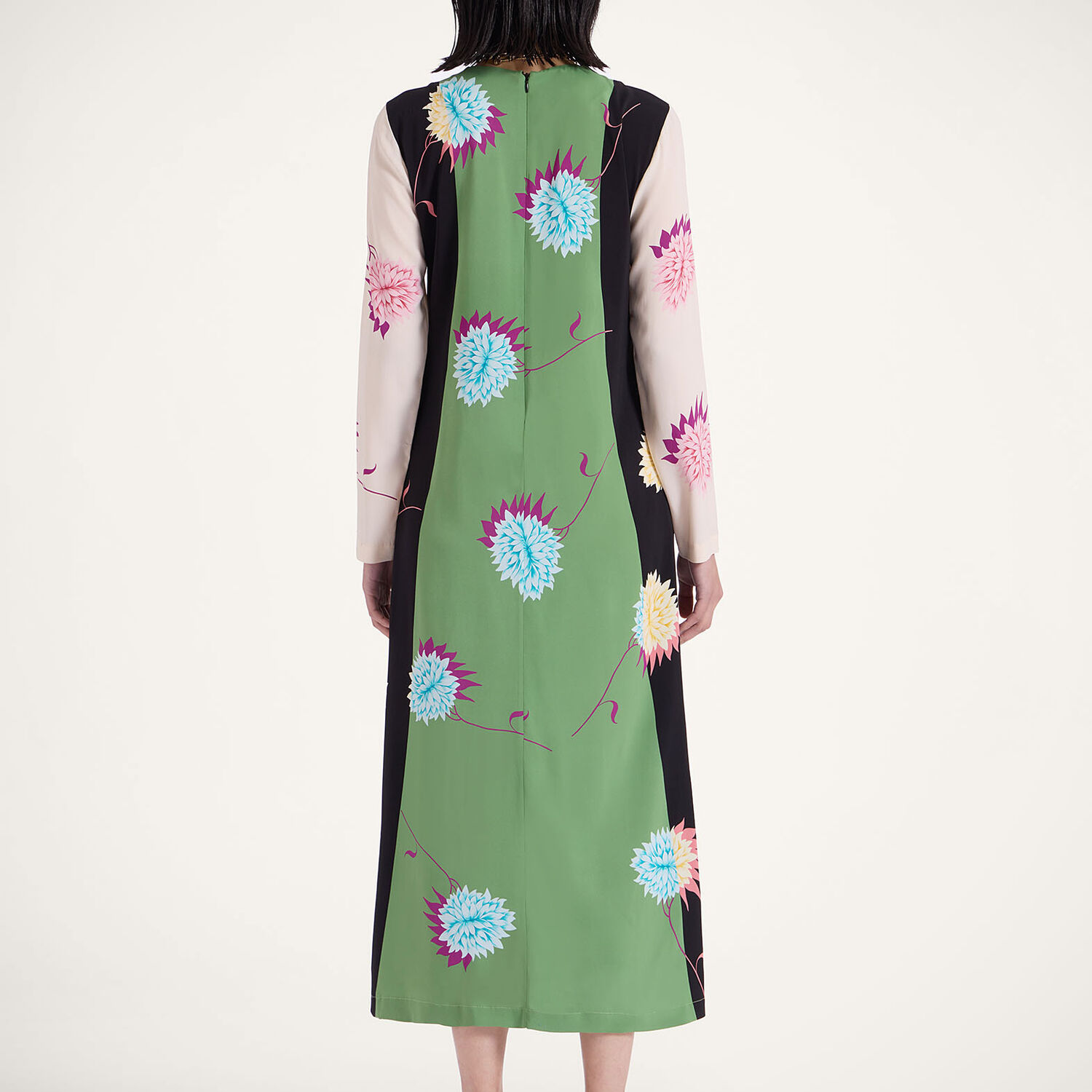 long sleeve backless midi dress Elegant Cowl Backless Midi Dress – Donny's Angel main image 0