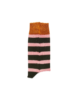 LaDoubleJ Striped Socks Arancio/Rosa/Nero SOC0002KNI015VAR0031