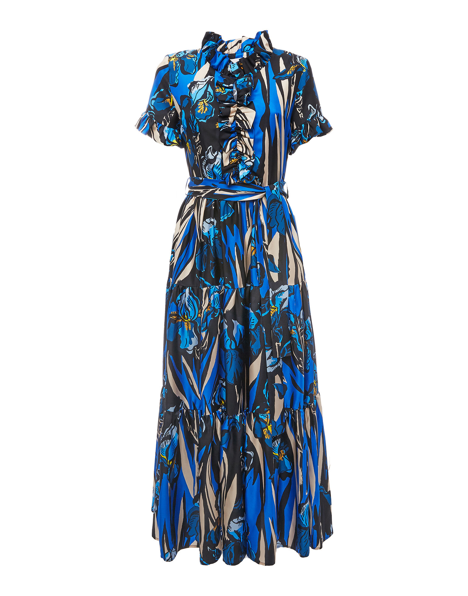 LaDoubleJ Long And Sassy Dress Iris DRE0017SIL001IRI0001