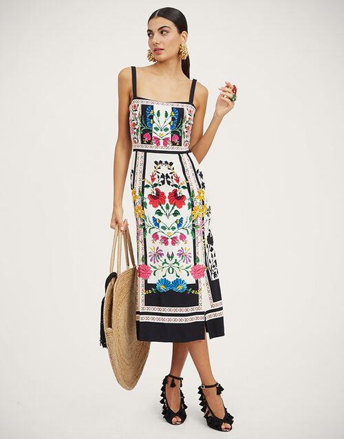 La DoubleJ Buy Me A Martini Dress Plaza Placée Ivory DRE0673VIS011PLA04WH04