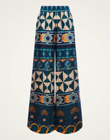 La DoubleJ Palazzo Pants La DoubleJ Palazzo Pants Casareale Placèe Emerald TRO0003SIL001REA01GR04