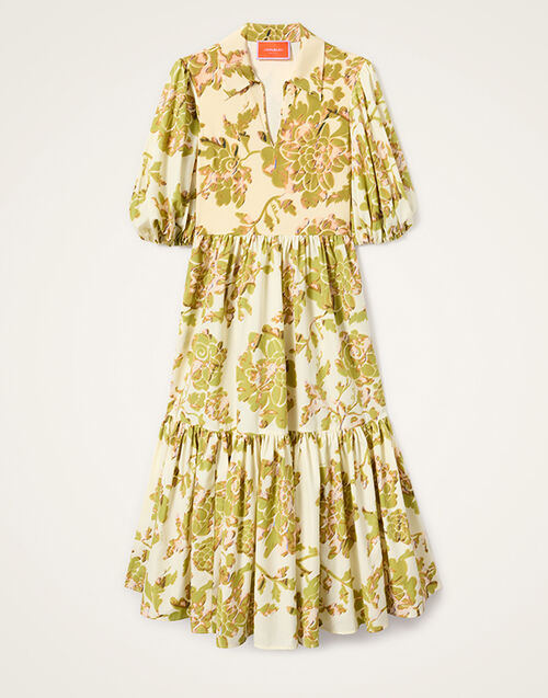 La DoubleJ Ischia Dress Oasis Green DRE1080COT039OAS01GR02