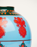 La DoubleJ Bubble Vase La DoubleJ Bubble Vase Pineapple Azzurro VAS0003CER001PNP0013